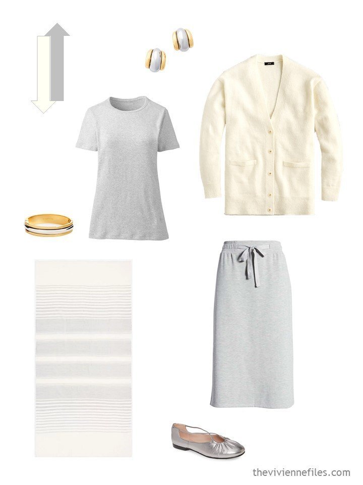Me encanta, pero ¿me lo pondré? Cárdigan color marfil - The Vivienne Files Me encanta, pero ¿lo usaré? Cárdigan color marfil - Archivos de Vivienne - Conjunto con cárdigan color crema