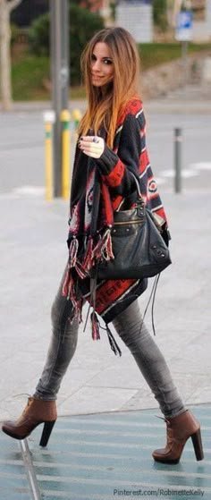 74 idées de tenues d'automne 2015 | Tenues, jolies tenues, style - Tenue pull noir