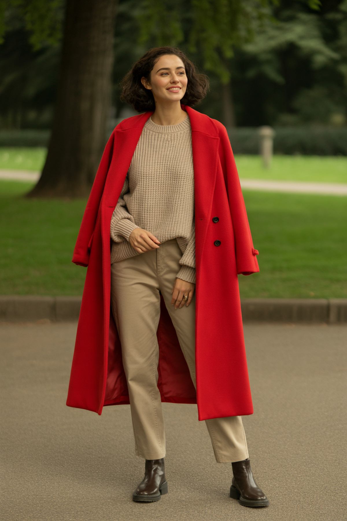 Ensembles en maille superposés avec un manteau statement