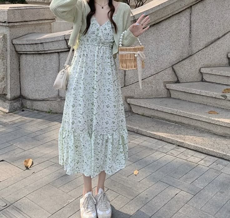 ༘♡ ! - tenue cardigan blanc