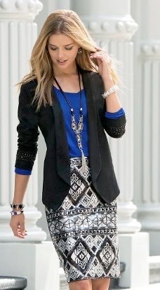 Épingler la page Page d'épingles - tenue cardigan et jupe