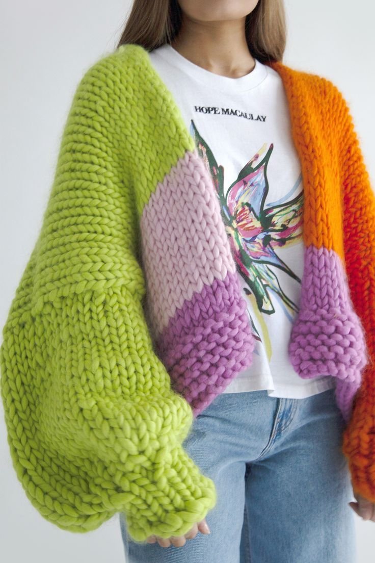 Cardigan en grosse maille Wonderland - S/M - cardigan en grosse maille