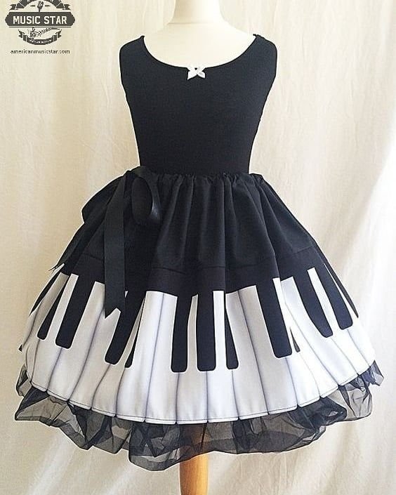 Page d'épingles - jupe piano