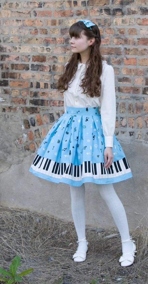 Cet article est indisponible | Etsy - Jupe piano