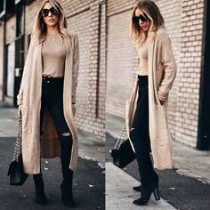 170 idées de cardigans longs | mode, cardigan long, comment le porter ? - tenue cardigan oversize