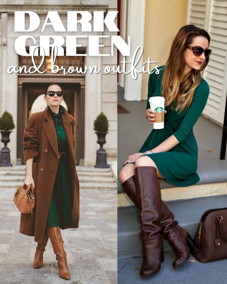 21 idées de tenues cool vertes et marron 21 idées de tenues vertes et marron tendance - tenue cardigan vert