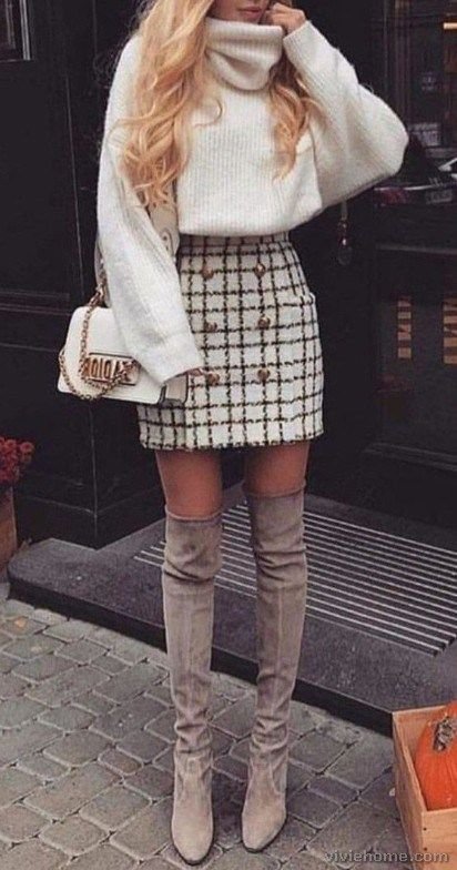 25 tenues d'hiver pour femme des années 20 - VivieHome | Tenues d'hiver élégantes, Tenues d'hiver décontractées, Tenues d'hiver pour femme 25 tenues d'hiver pour femme des années 20 - VivieHome | Tenues d'hiver stylées, Tenues d'hiver décontractées, Tenues d'hiver pour femme - Jupe