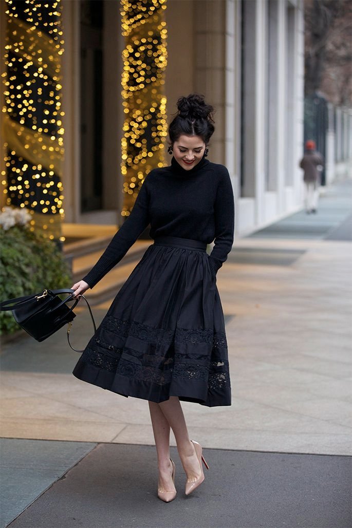 Tourbillon... - tenue pull noir