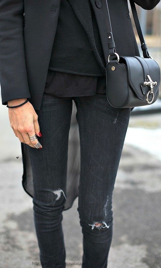 Suivi de style - tenue cardigan noir