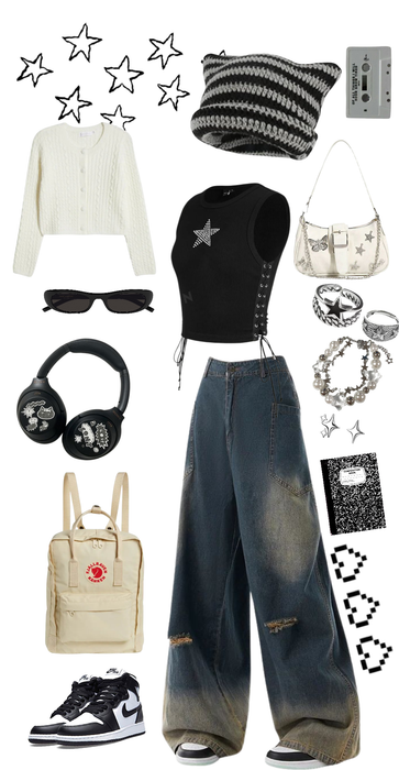 Tenues Y2K sur Pinterest | ShopLook Tenue Y2K sur Pinterest | ShopLook - Tenue cardigan court