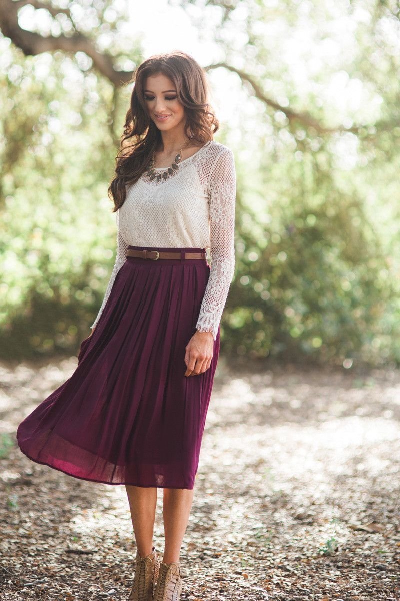 Jupes mignonnes, jupes en tulle, jupes longues fluides – Morning Lavender – tenue jupe marron