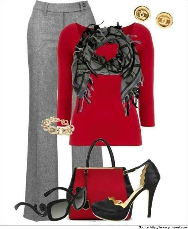 Mélangez travail et plaisir avec des tenues décontractées pour femmes - - tenue cardigan rouge