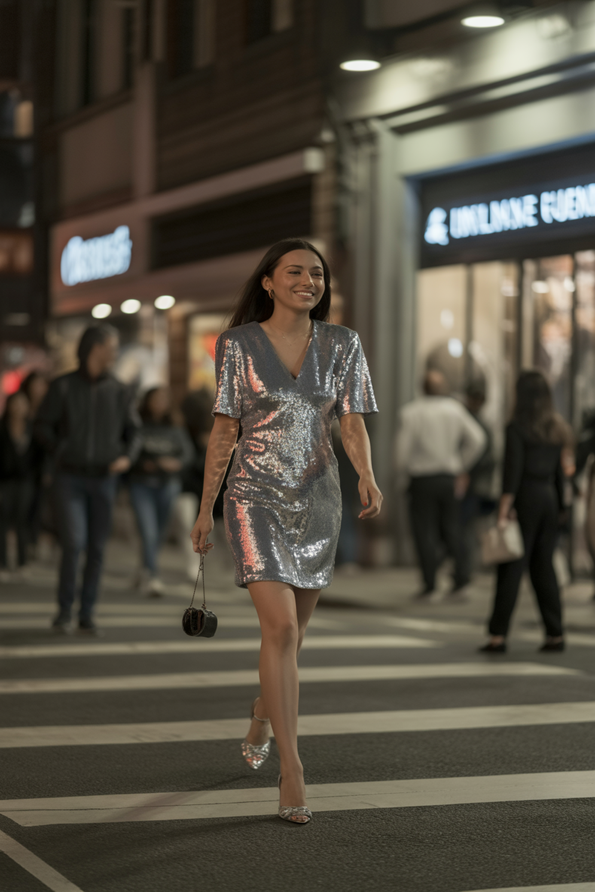 Sequin Mini Dress for Sparkling Celebrations