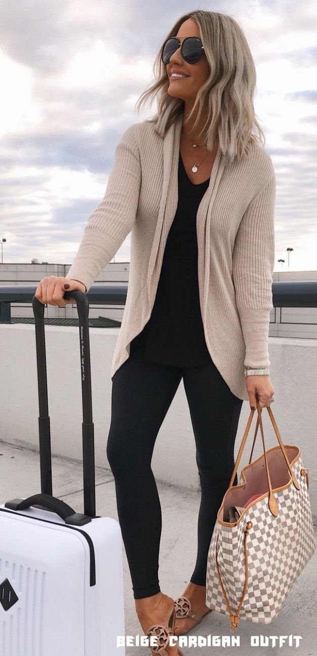 12 Tenue cardigan beige - tenue cardigan beige