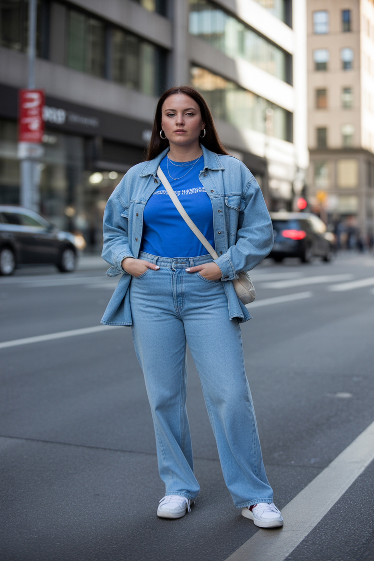 Monochrome Denim For Casual Urban Cool