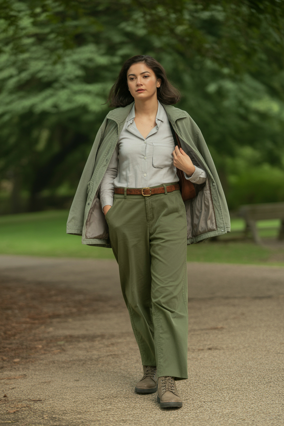 Monochrome Olive Green For Earthy Sophistication