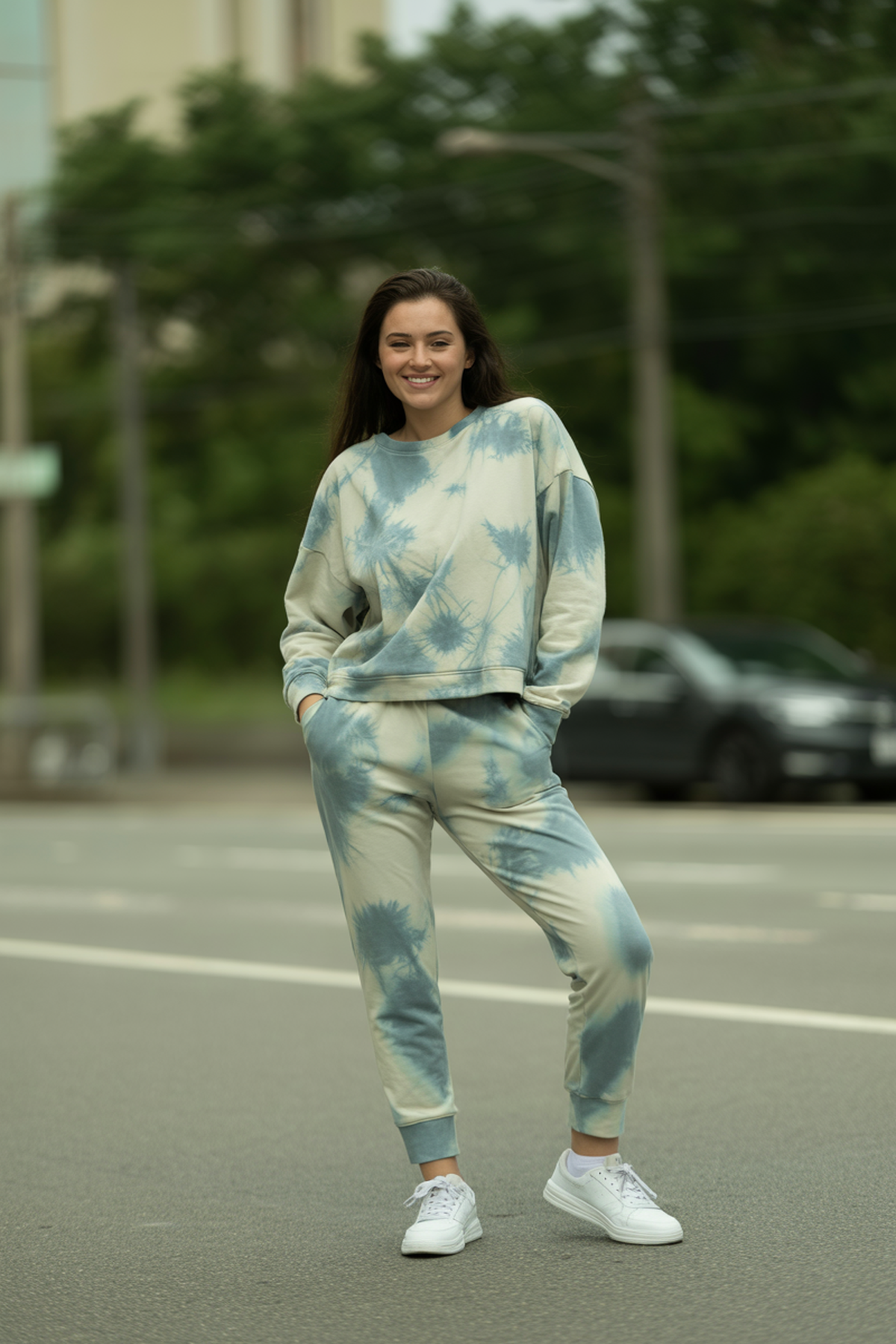 Coordinated Tie-Dye Sets For Playful Athleisure Looks