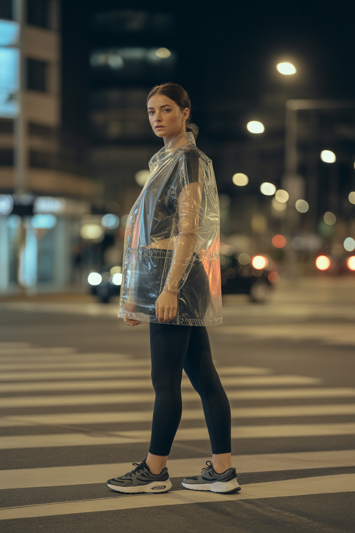 Reflective Details On Jackets For Nighttime Athleisure