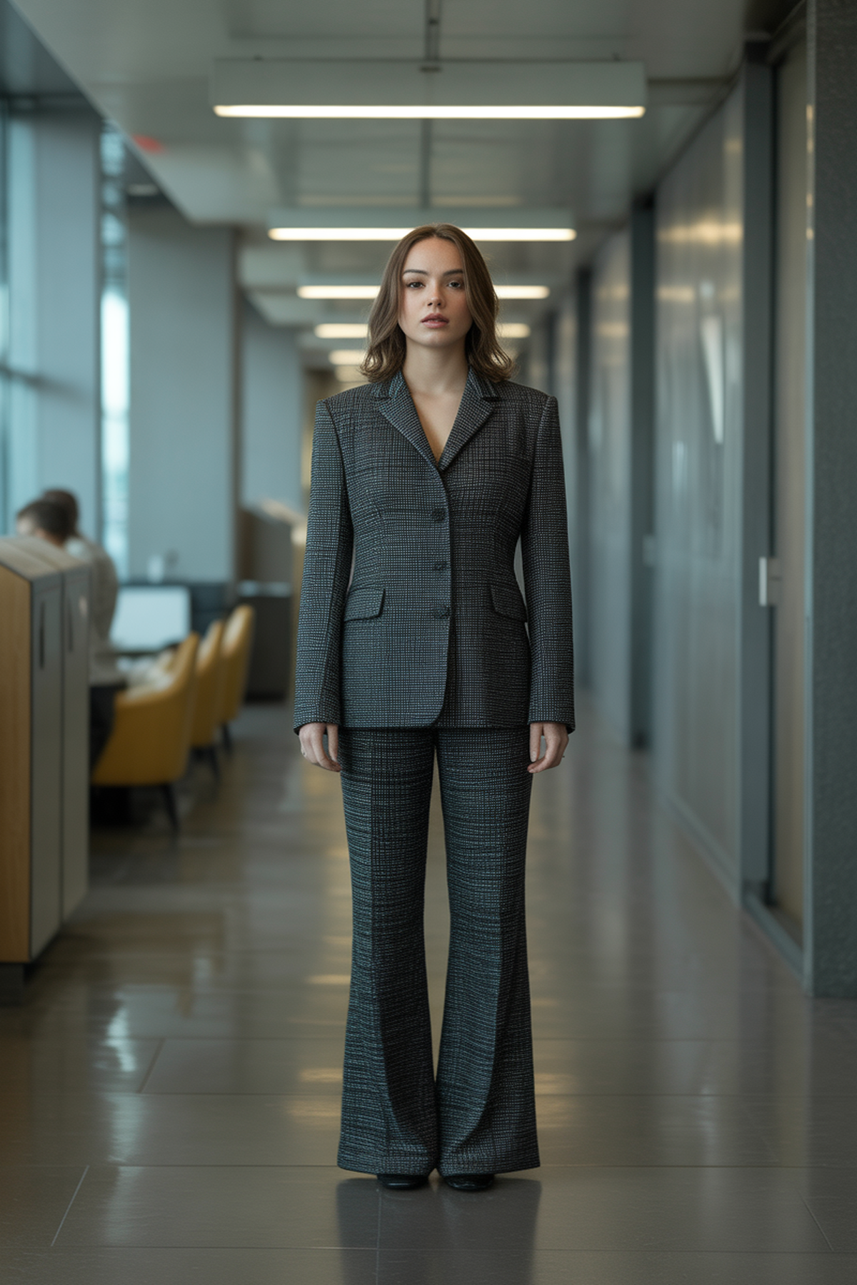 Conjunto Monocromático com Texturas Sutis