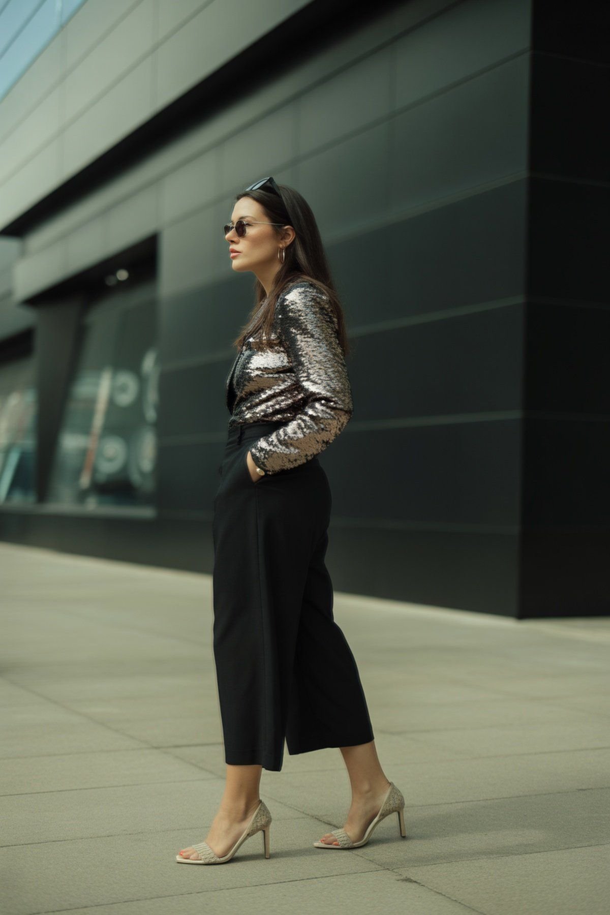 Culottes Sob Medida Combinadas com Top Bordado