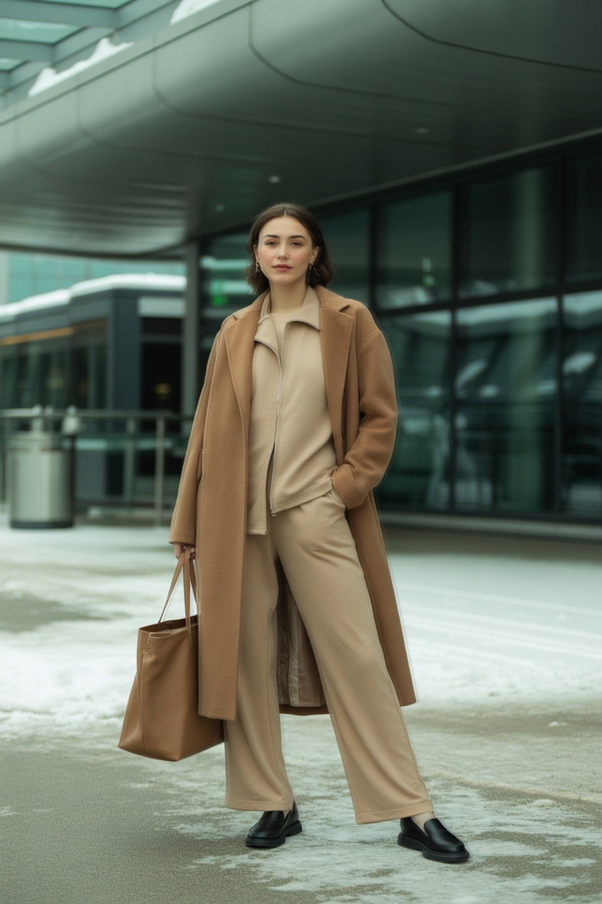 Casaco Estruturado Sobre Conjuntos Lounge para Conforto Elevado