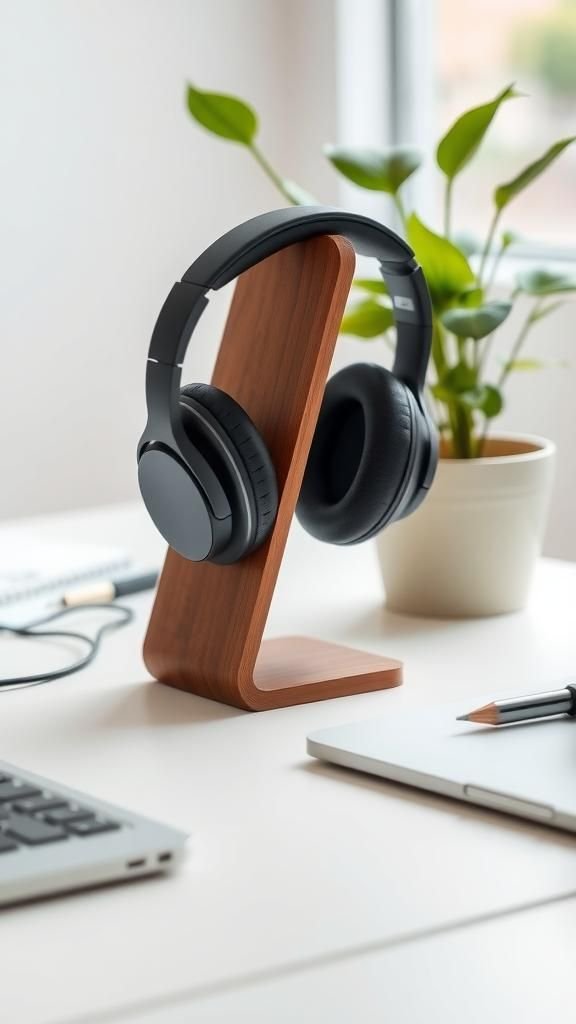 Headphone Stand From A Single Offcut