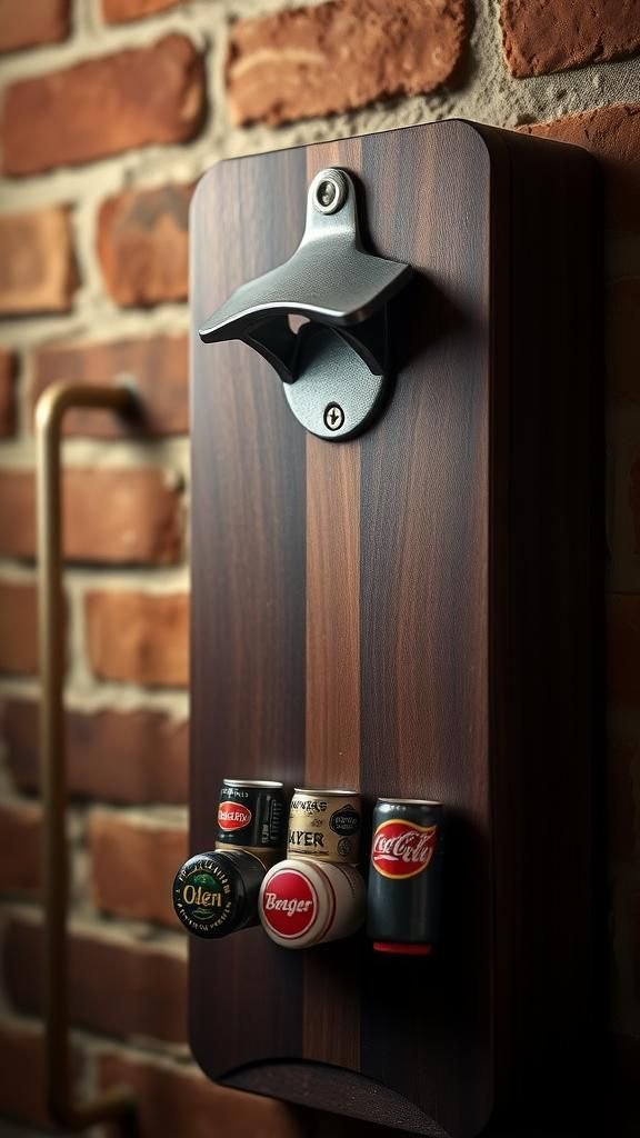 Magnetic Bottle Opener Wall Board