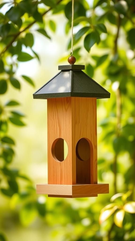 Simple Fence-Picket Bird Feeder