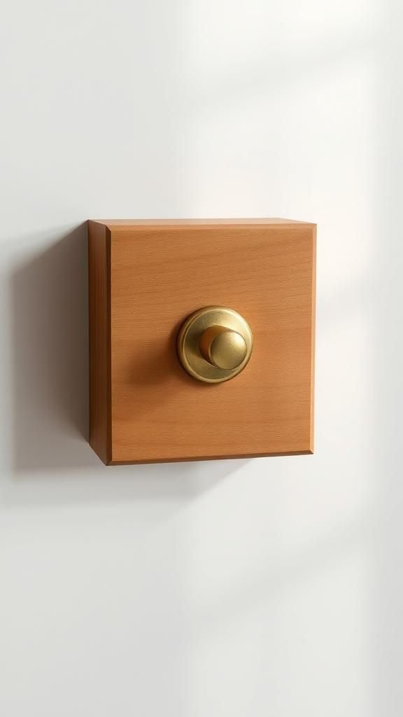 Simple Wall Hook Block For Coats Or Bags