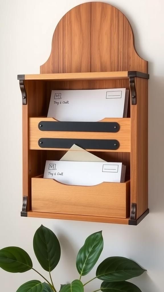 Wall-Mounted Mail And Letter Sorter