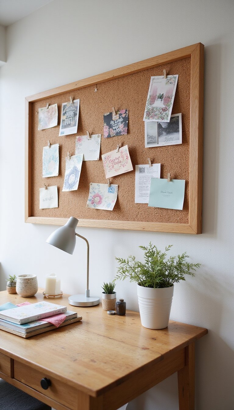 Cork Bulletin Board Feature For Functional Style