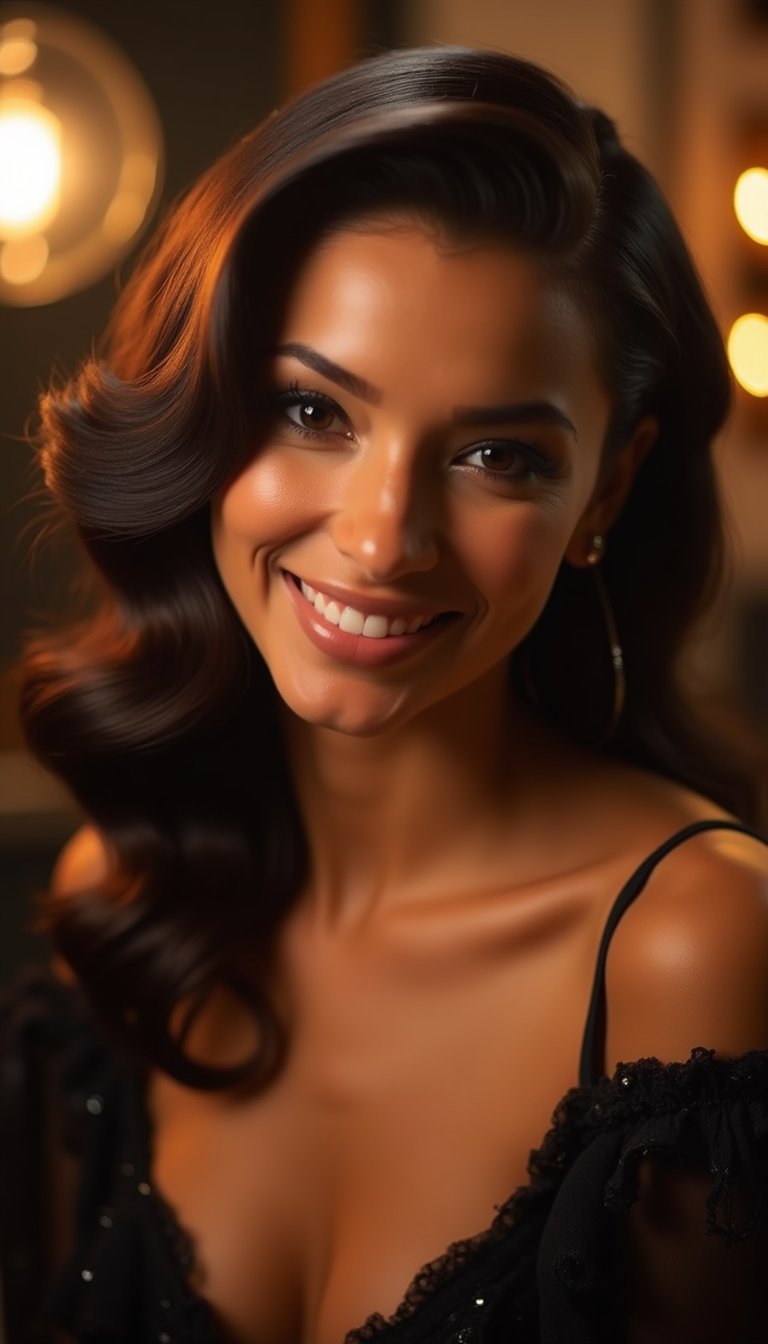 Retro Finger Waves For Glam Night