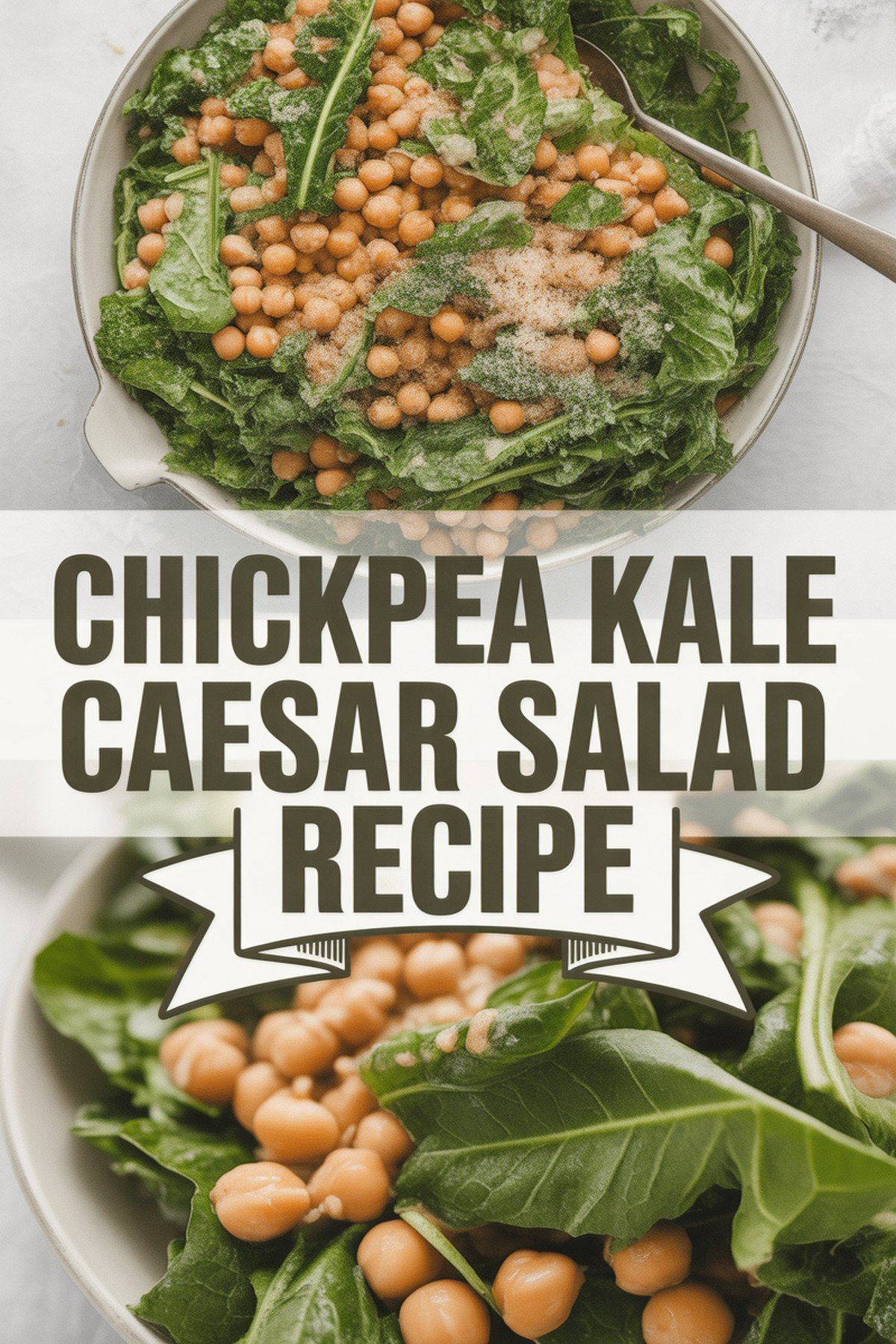 Chickpea Kale Caesar Salad Recipe recipe idea in stylish layout
