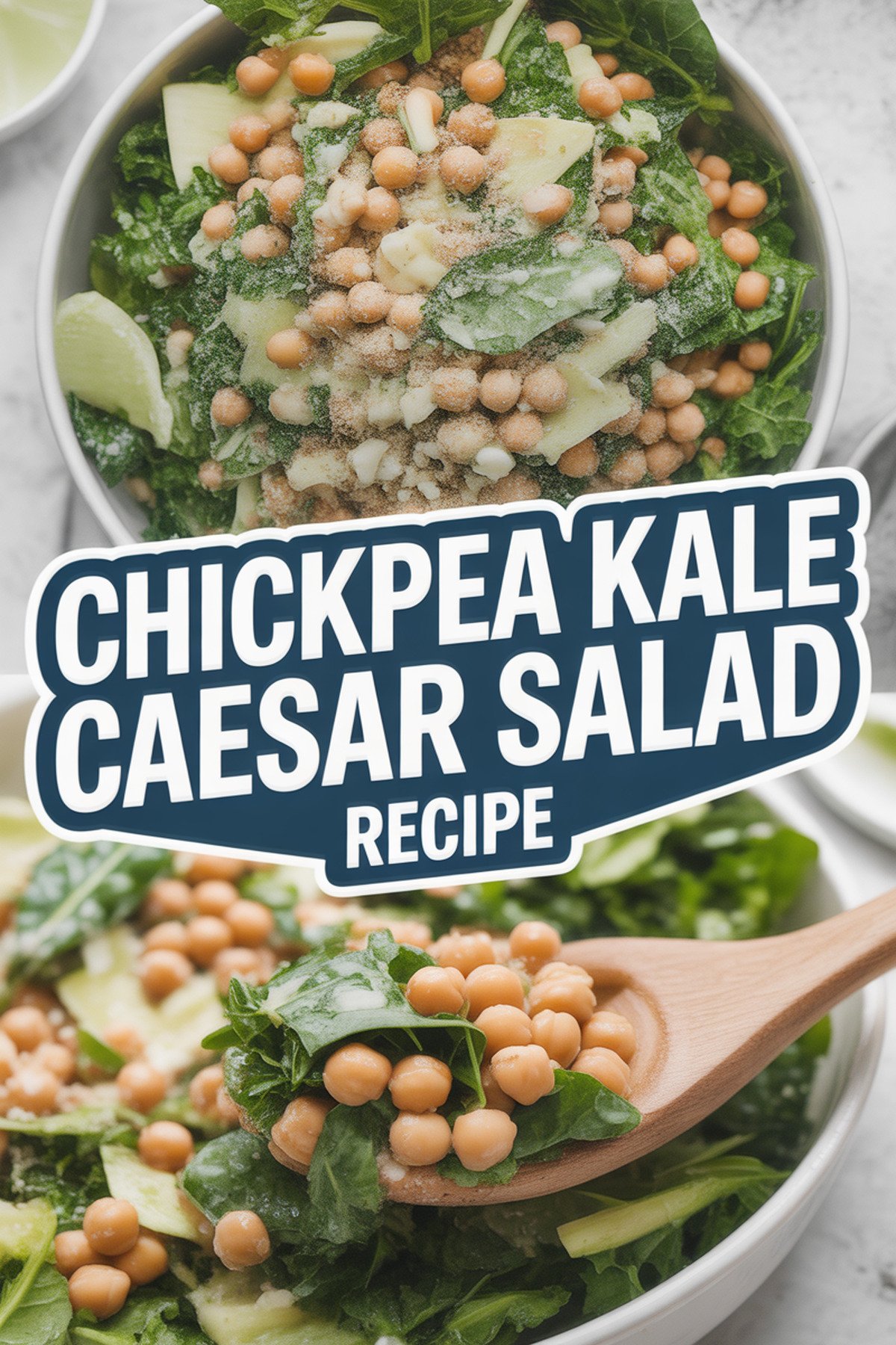 Chickpea Kale Caesar Salad Recipe recipe idea in stylish layout