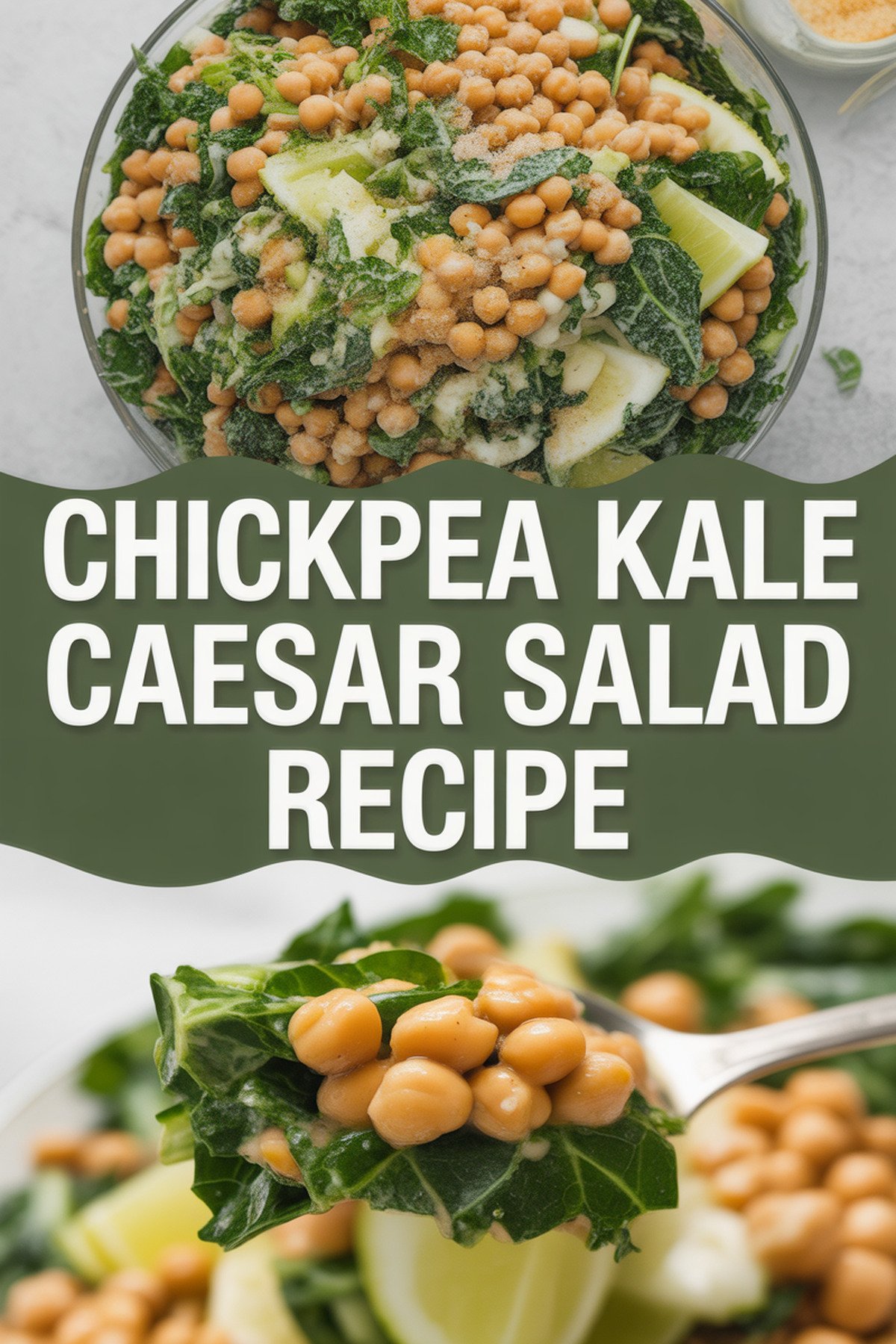 Chickpea Kale Caesar Salad Recipe recipe idea in stylish layout