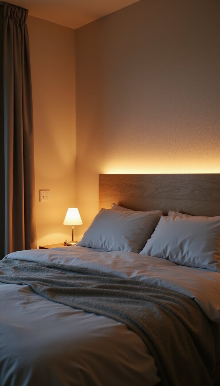 Soft Headboard Lighting For Gentle Ambience