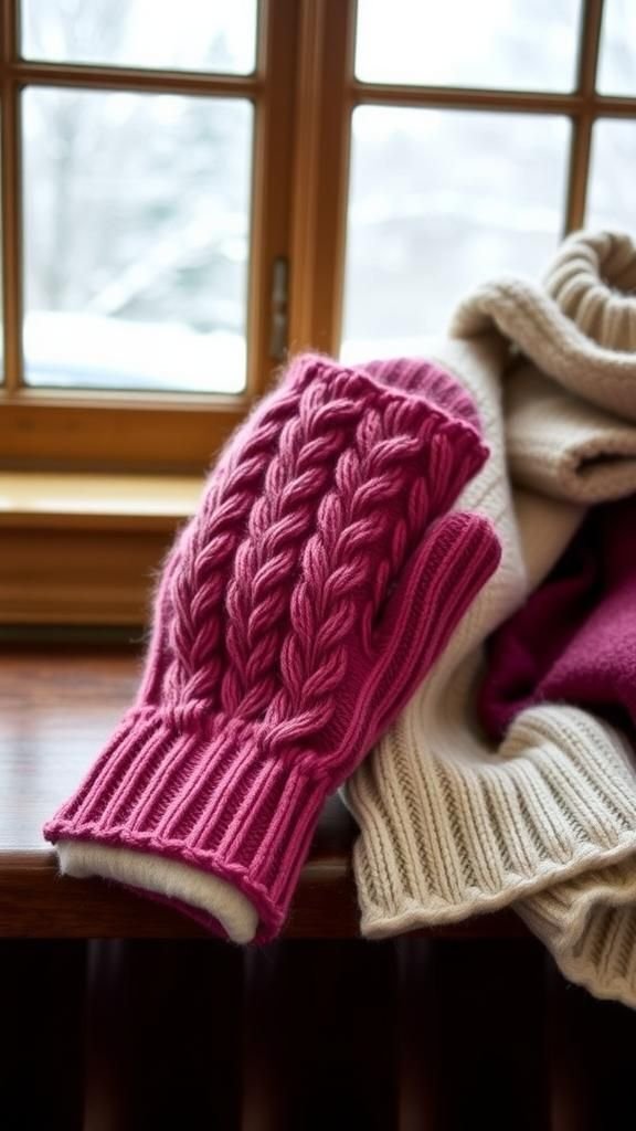 Upcycled Sweater Mittens With Cozy Lining