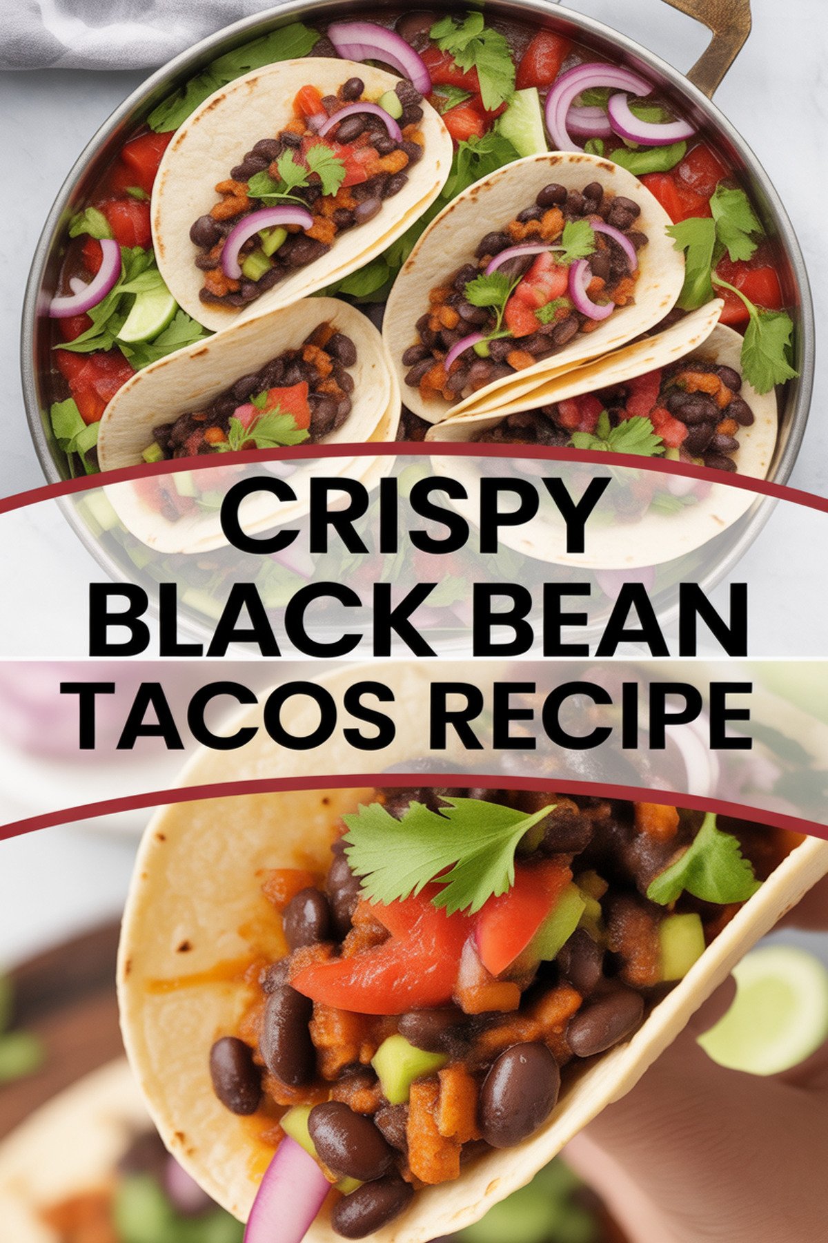 Crispy Black Bean Tacos Recipe recipe idea in stylish layout