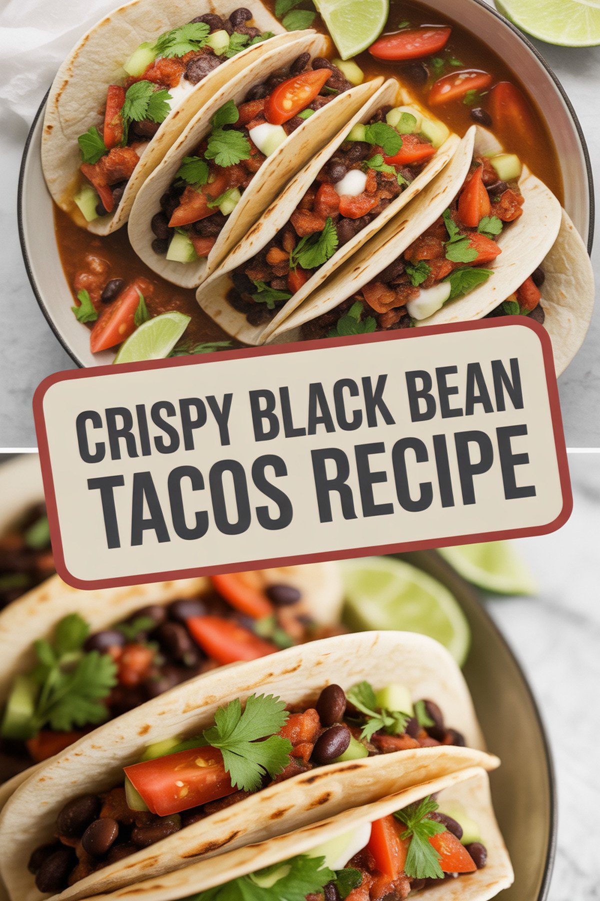 Crispy Black Bean Tacos Recipe recipe idea in stylish layout