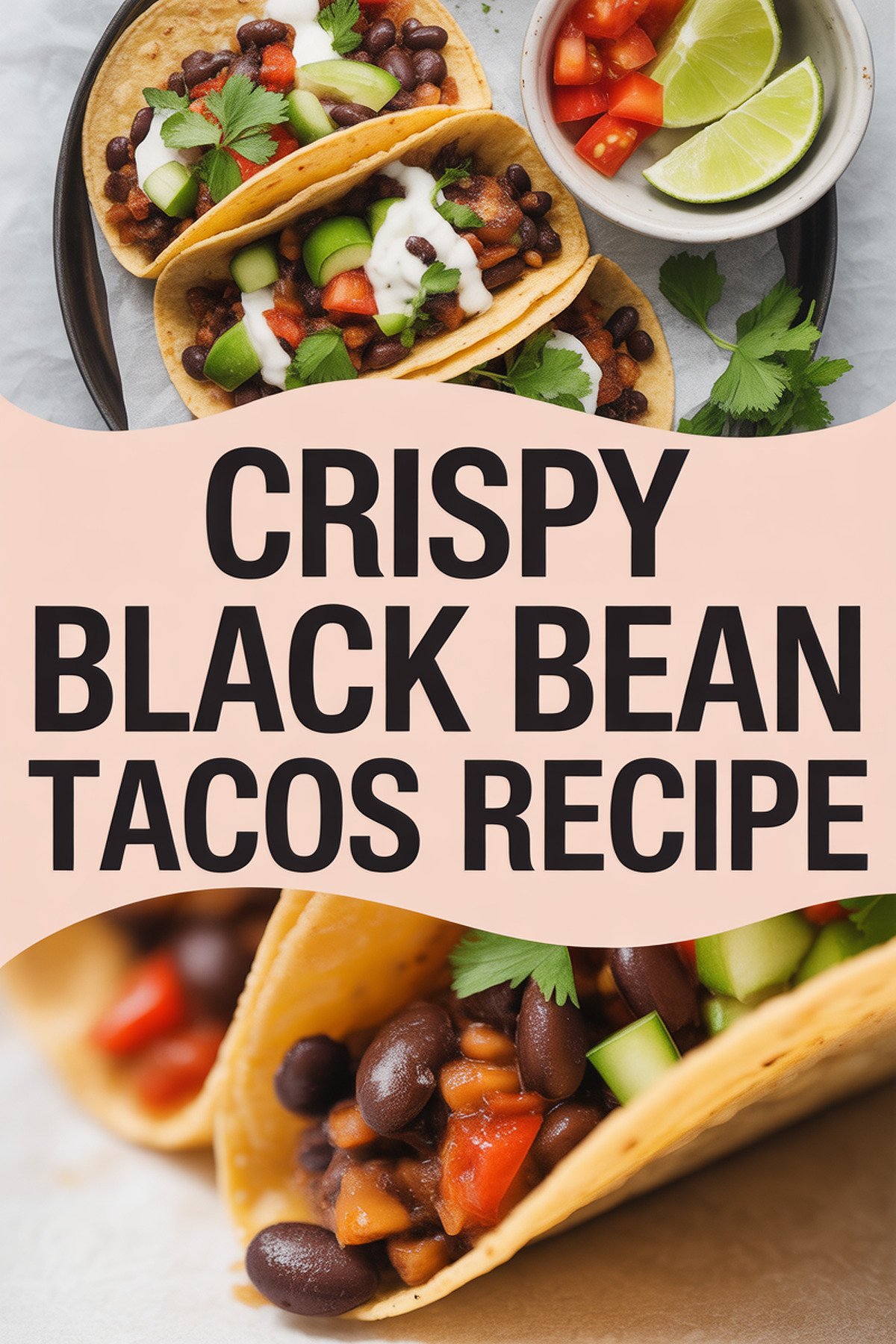 Crispy Black Bean Tacos Recipe recipe idea in stylish layout