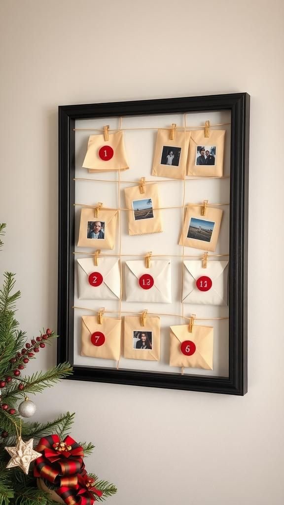 Photo Envelope Advent On A String Grid