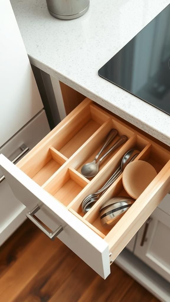 Adjustable Drawer Dividers From Smooth Balsa Strips