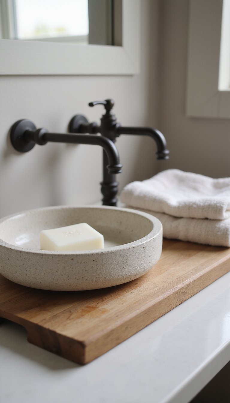 Stone Soap Dish And Tray Set DIY