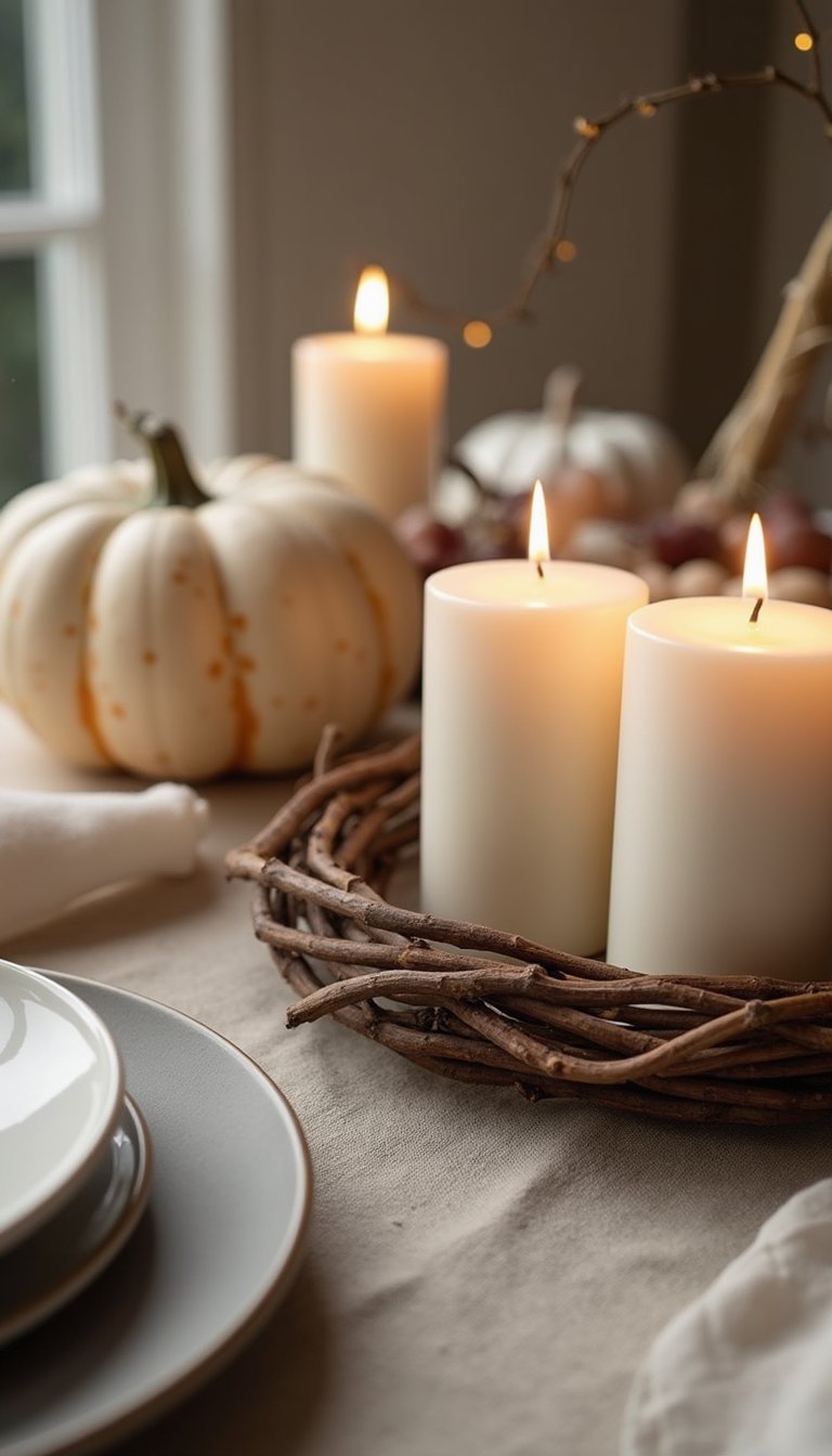 Foraged Twig Candle Rings For Rustic Charm