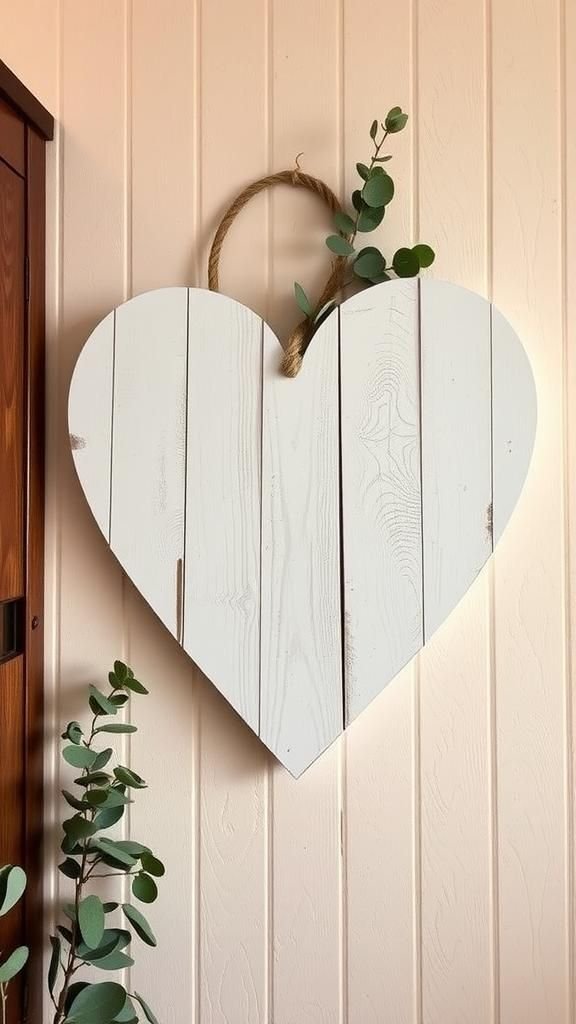 Rustic Wooden Heart Pallet Sign