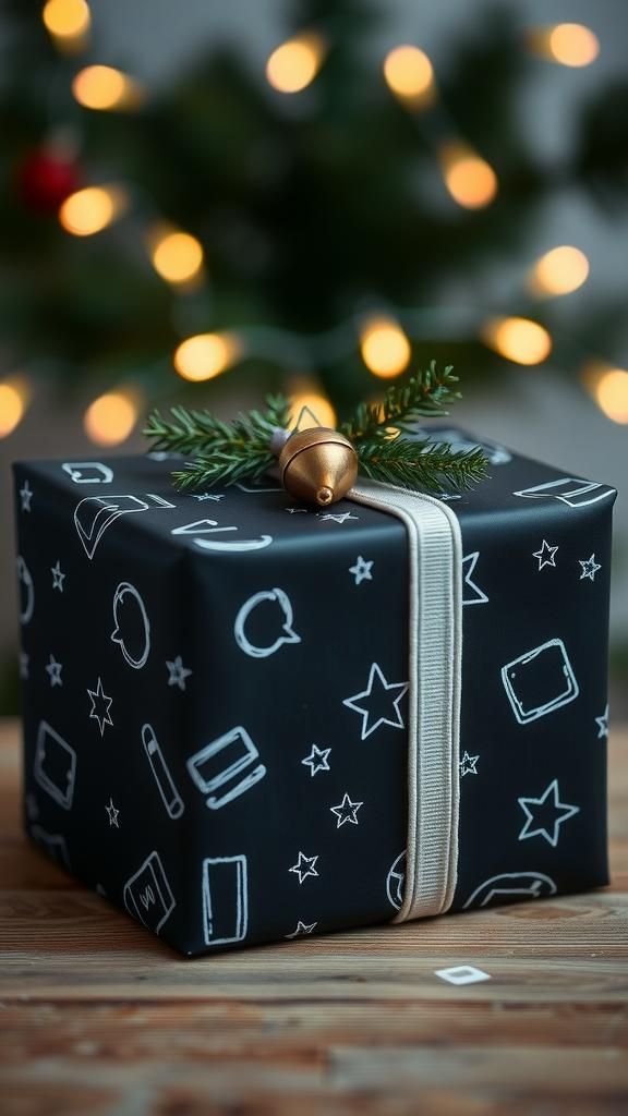 Chalkboard Paper Wrap With Hand Lettered Messages