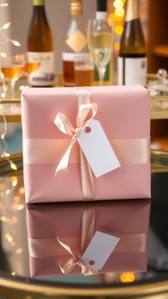 Glitter Dipped Belly Bands Over Solid Paper