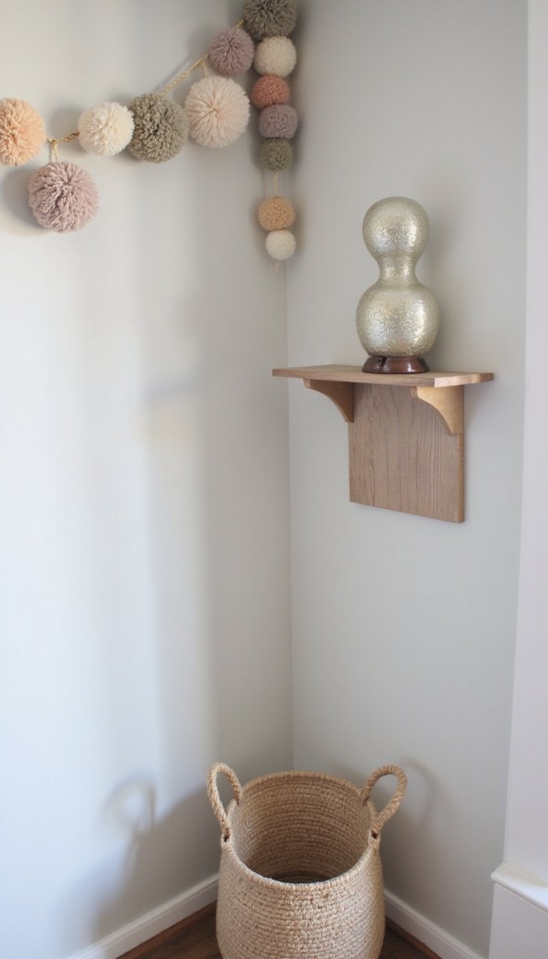 Pom Pom Garland For Casual Celebration Corners