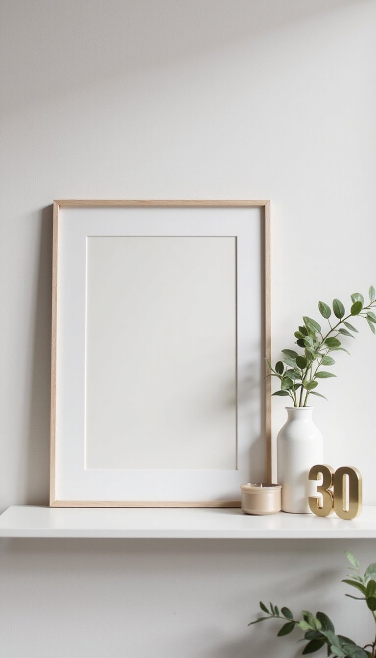 Simple Shelf Vignettes For Fresh New Year Feeling