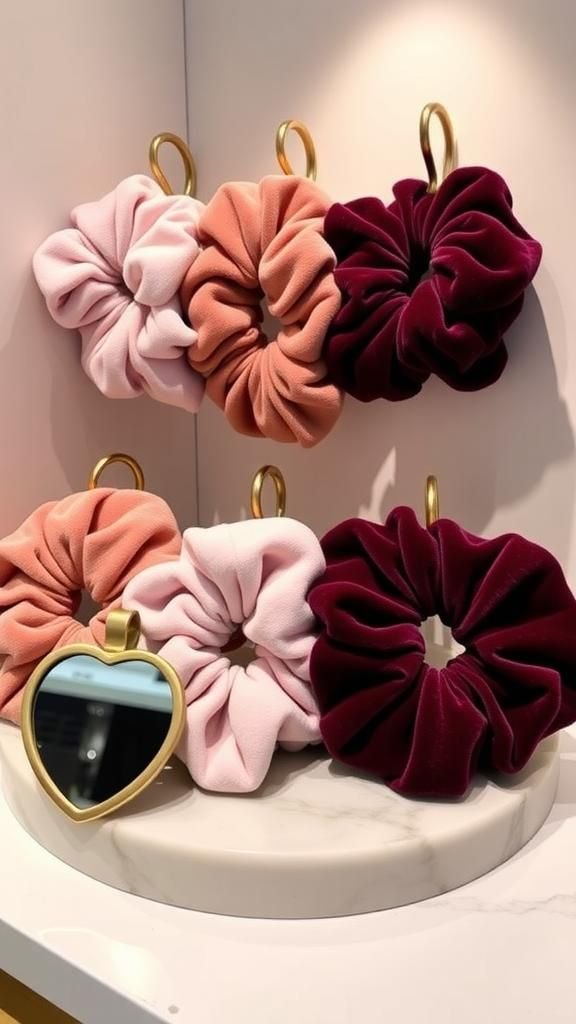 Velvet Scrunchie Gift Bar With Tags